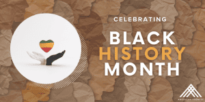 celebrating black history month graphic